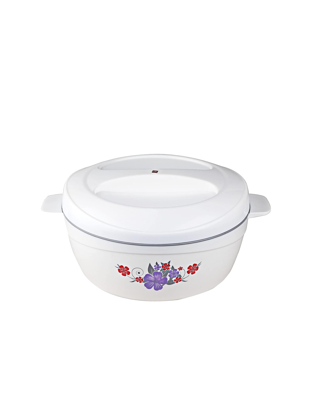 

Cello White & Red Printed Serving Casserole With Lid 150 ML