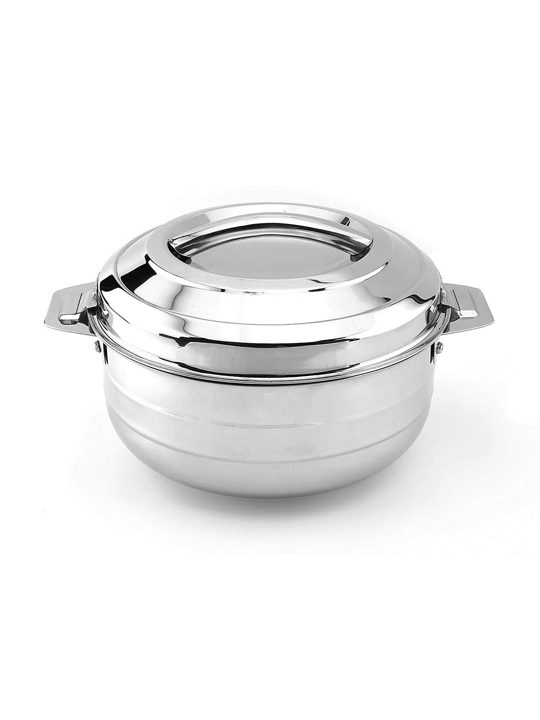 

Cello Silver-Toned Solid Stainless Steel Serving Casserole