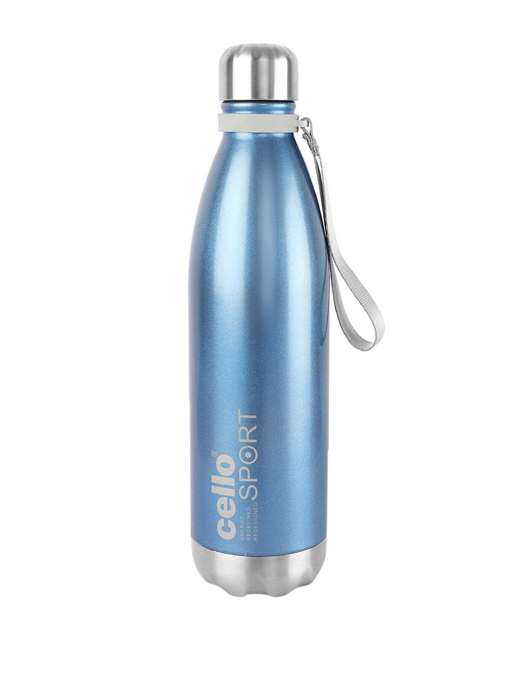 

Cello Double Walled Insulated Stainless Steel Flask-1000ml, Blue