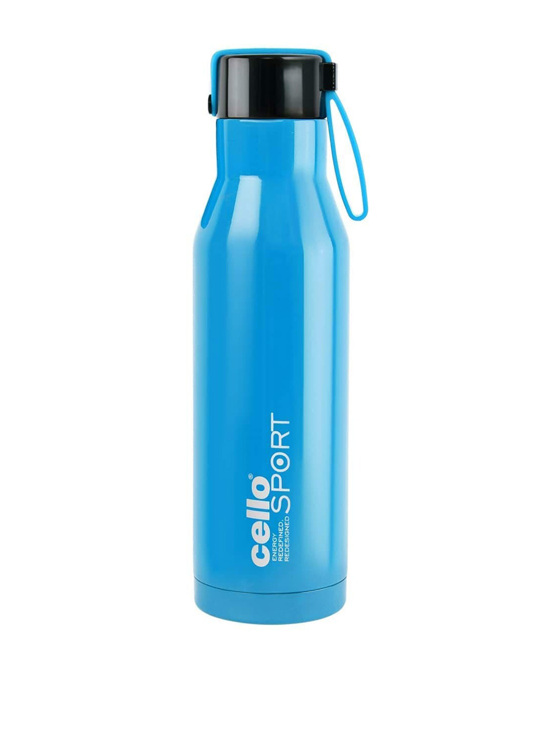 

Cello Blue Solid Stainless Steel Flask 550 Ml