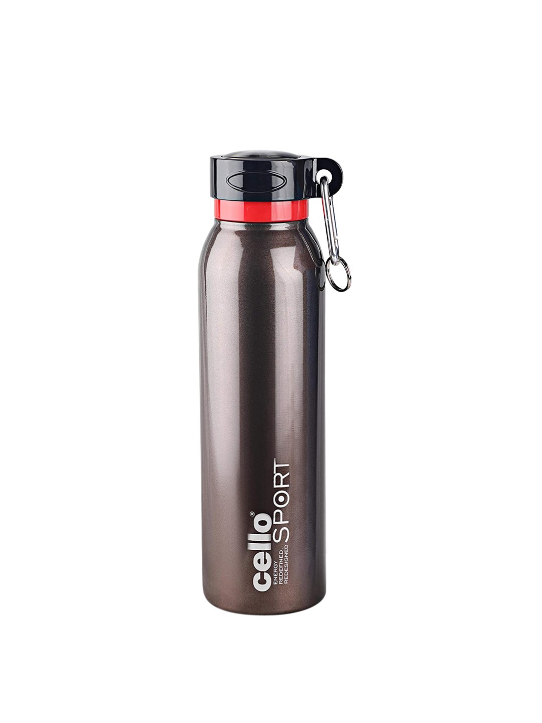 

Cello Brown Solid Stainless Steel BPA Free Flask 850 ML