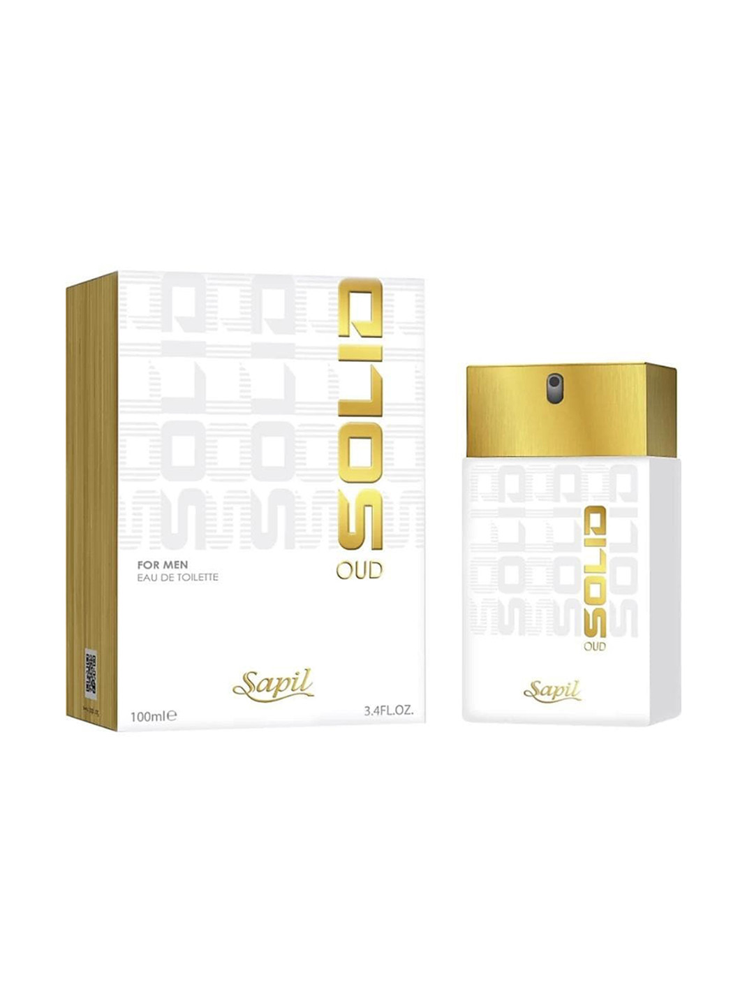 

Sapil Men Solid Oud Eau De Toilette - 100 ml, White