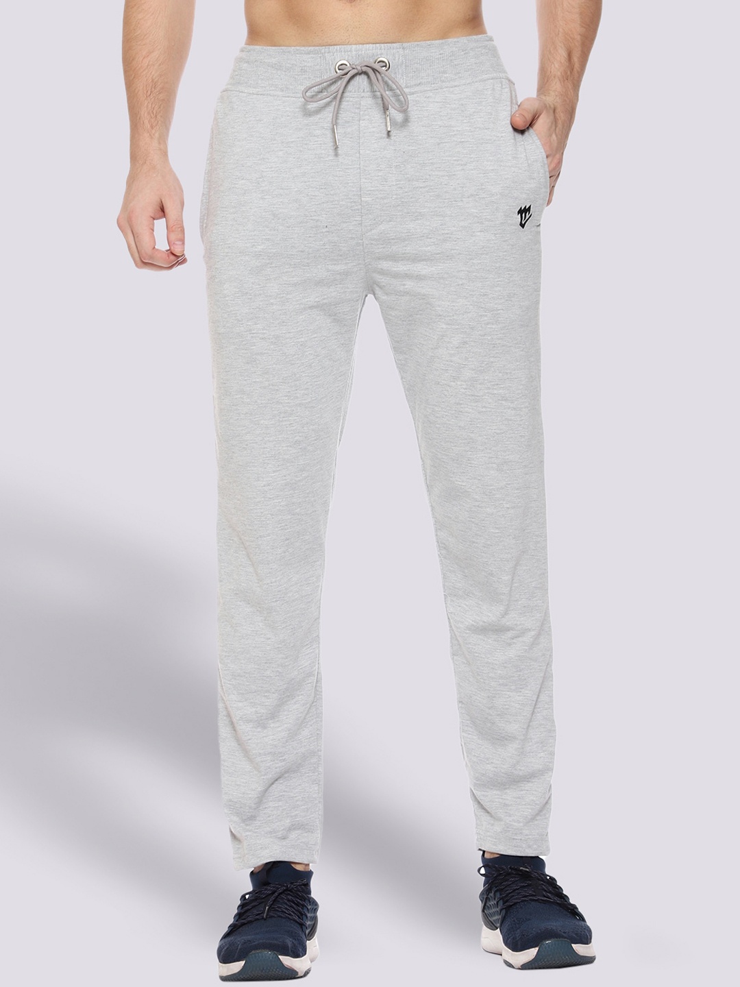 

Mark Leute Men Grey Solid Track Pants