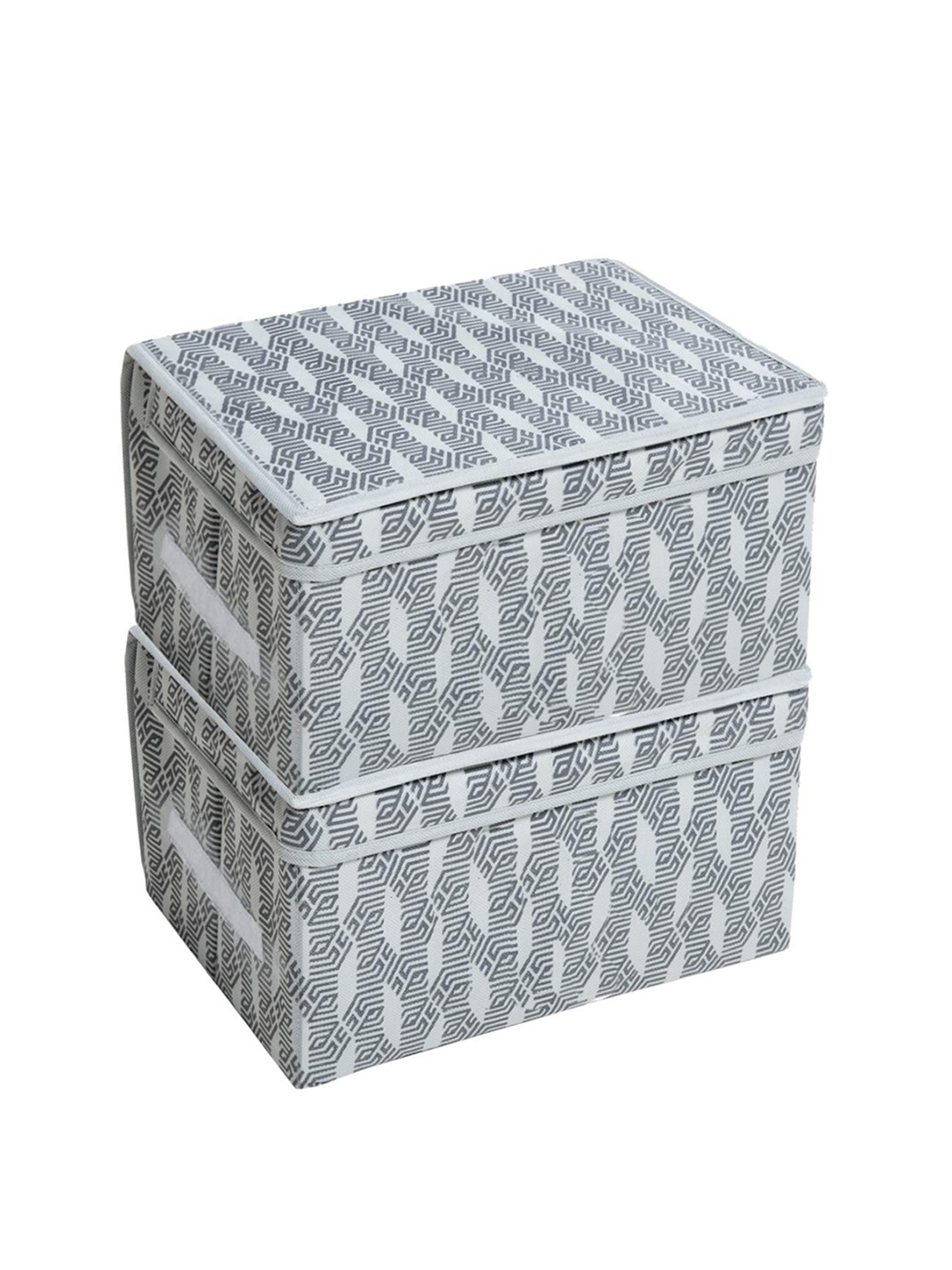 

Homestrap Set-2 Storage Box with Lid, Grey