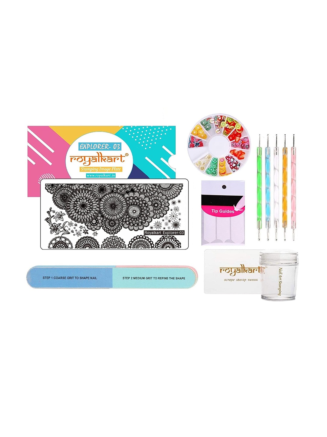 

royalkart Women Nail Art & Manicure Kit, Multi