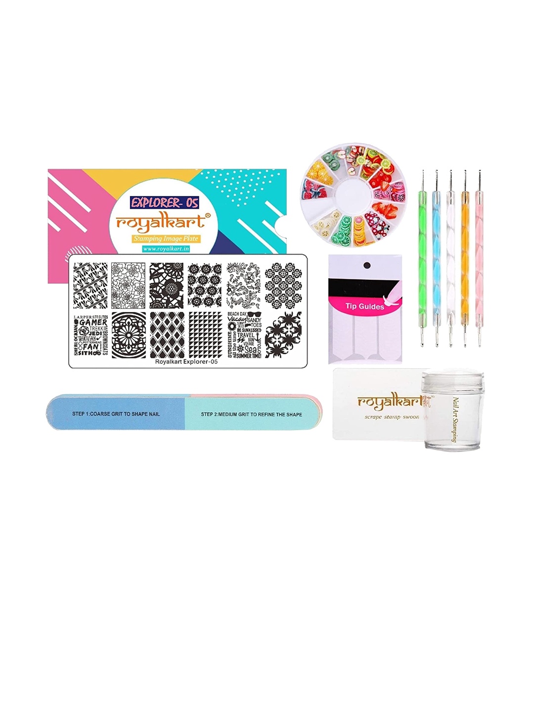 

royalkart Nail Art Kit Manicure Salon Gift Explorer- 05, Multi