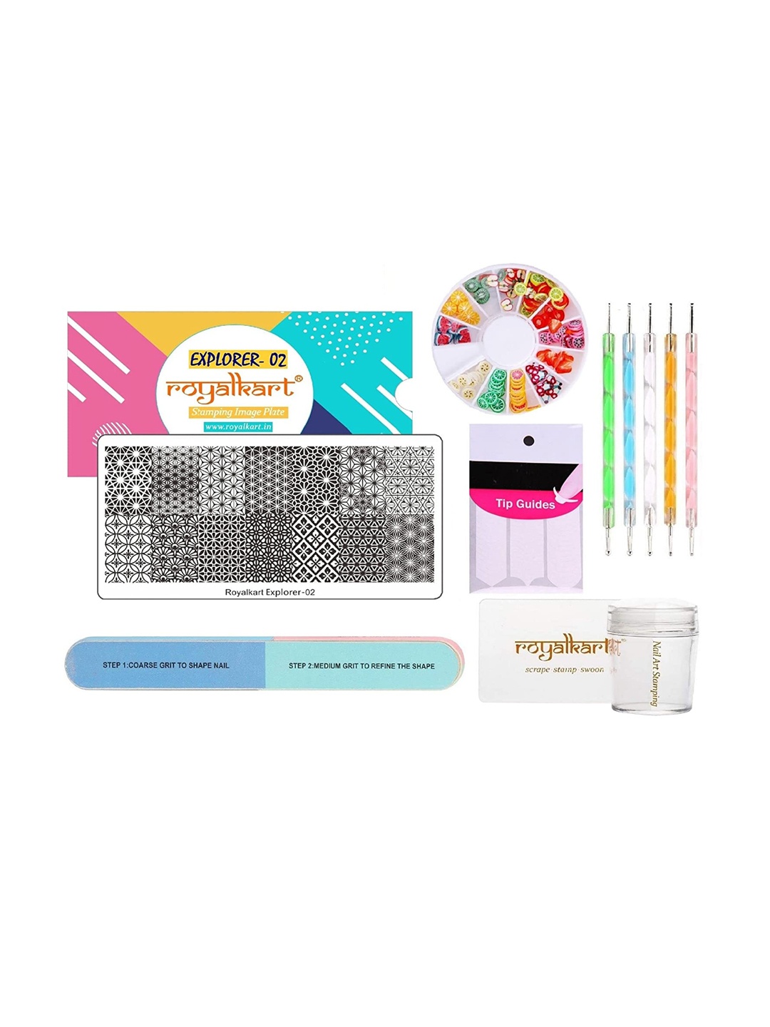 

royalkart Women Nail Art Kit Manicure Salon Gift, Na