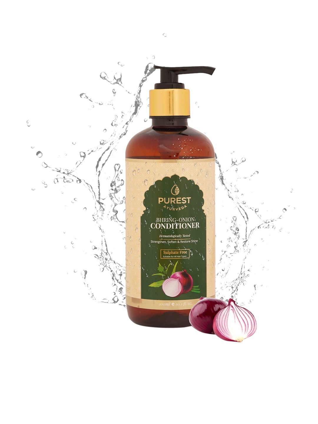 

PUREST AYURVEDA Bhring-Onion Conditioner - 300 ml, Beige