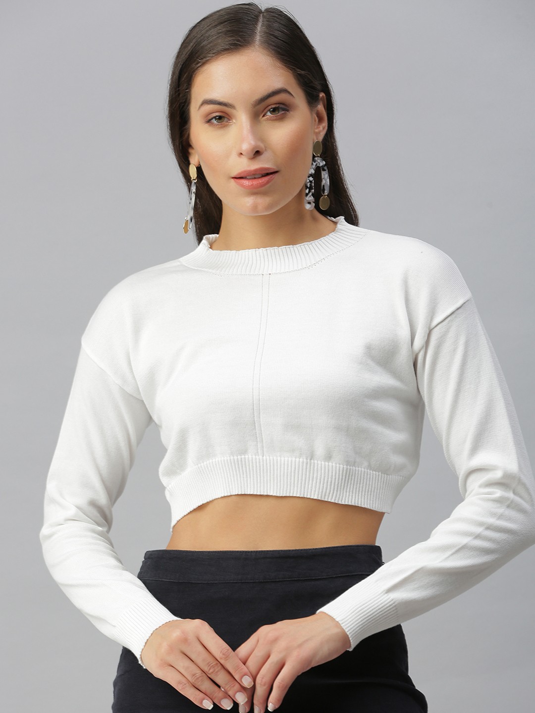 

SHOWOFF White Crop Top