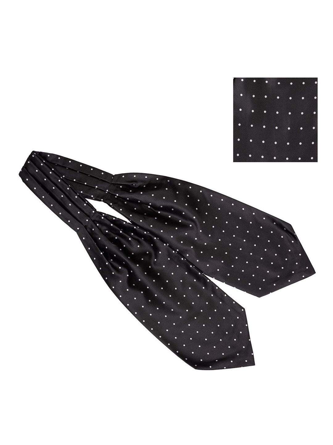 

The Tie Hub Men Black & White Printed Accessory Gift Set