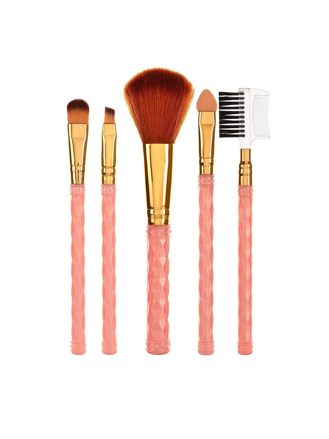 

AY Professional Makeup Brushes - Set Of 5, Pink