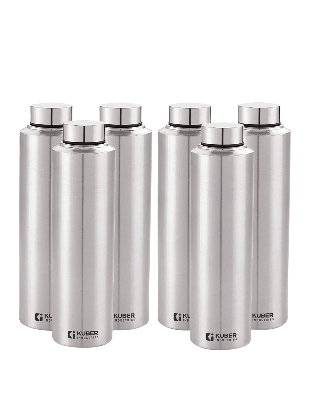 

Kuber Industries Stainless Steel Set Of 6 Leak Proof Water Bottle