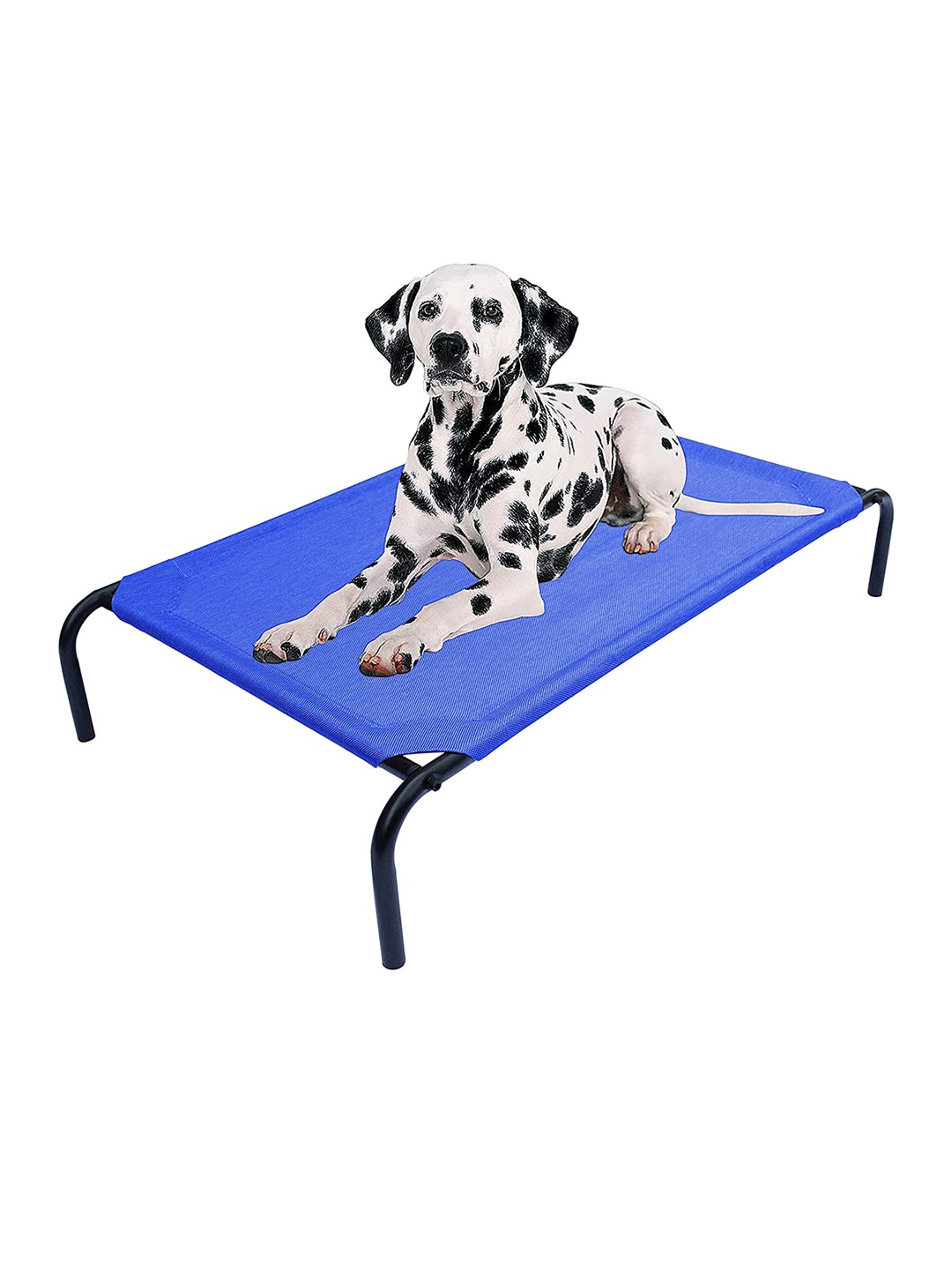 

PAWCHIE Blue Cooling Elevated Portable Metal Frame Raised Dog Bed