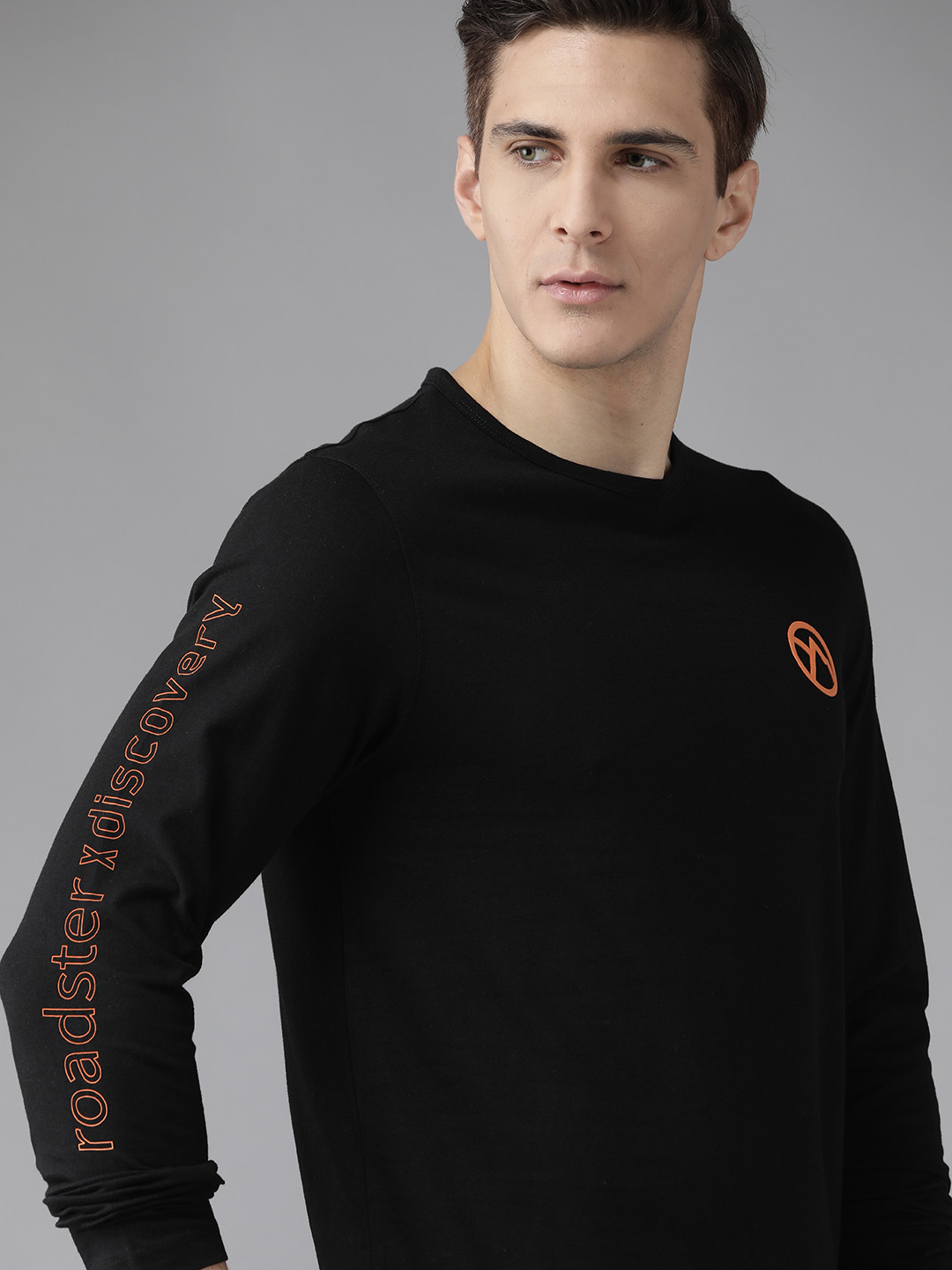 

Roadster X Discovery Adventures Black Graphic T-shirt with Healthguard Finish