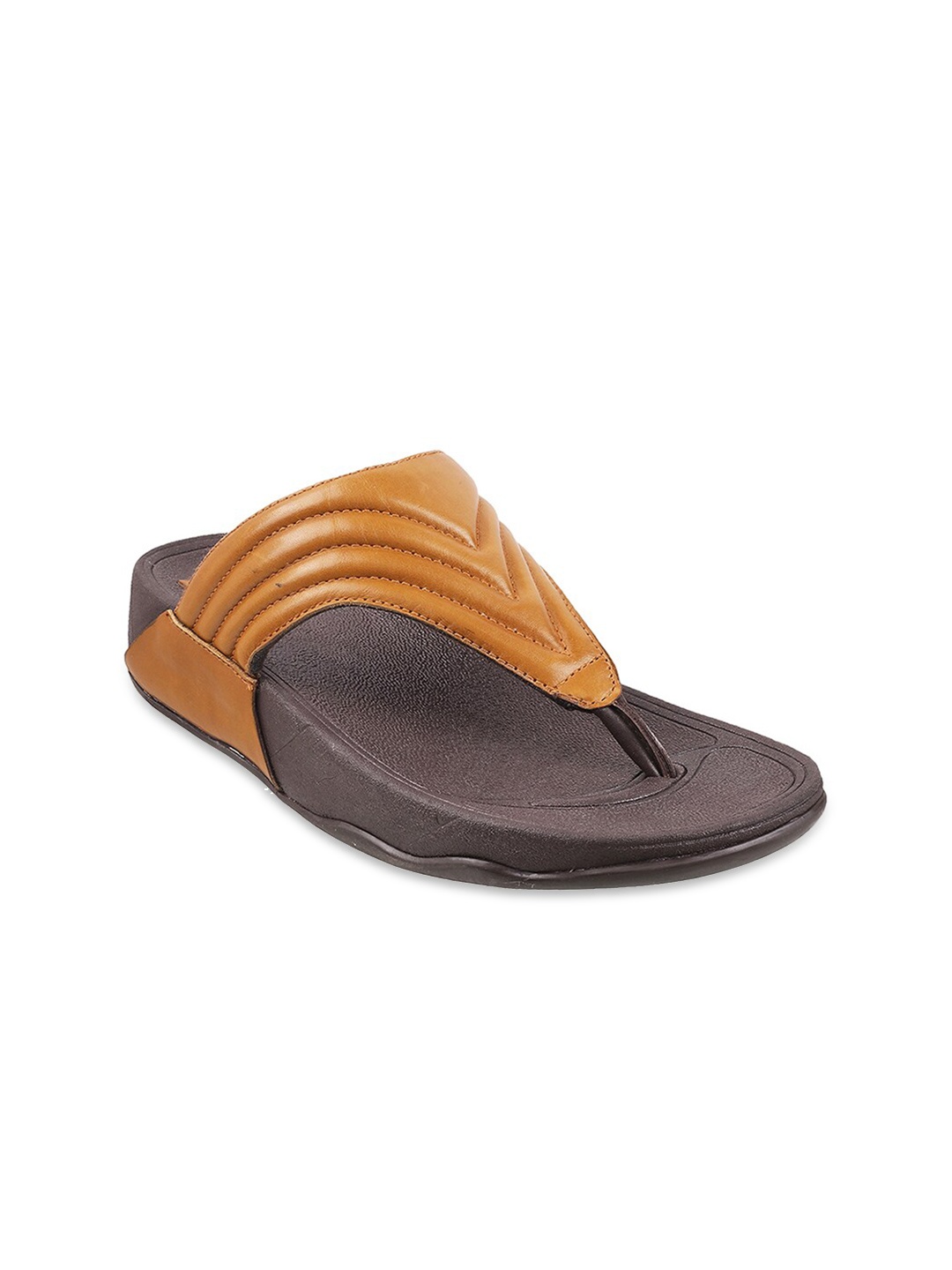 

Metro Men Tan Comfort Sandals
