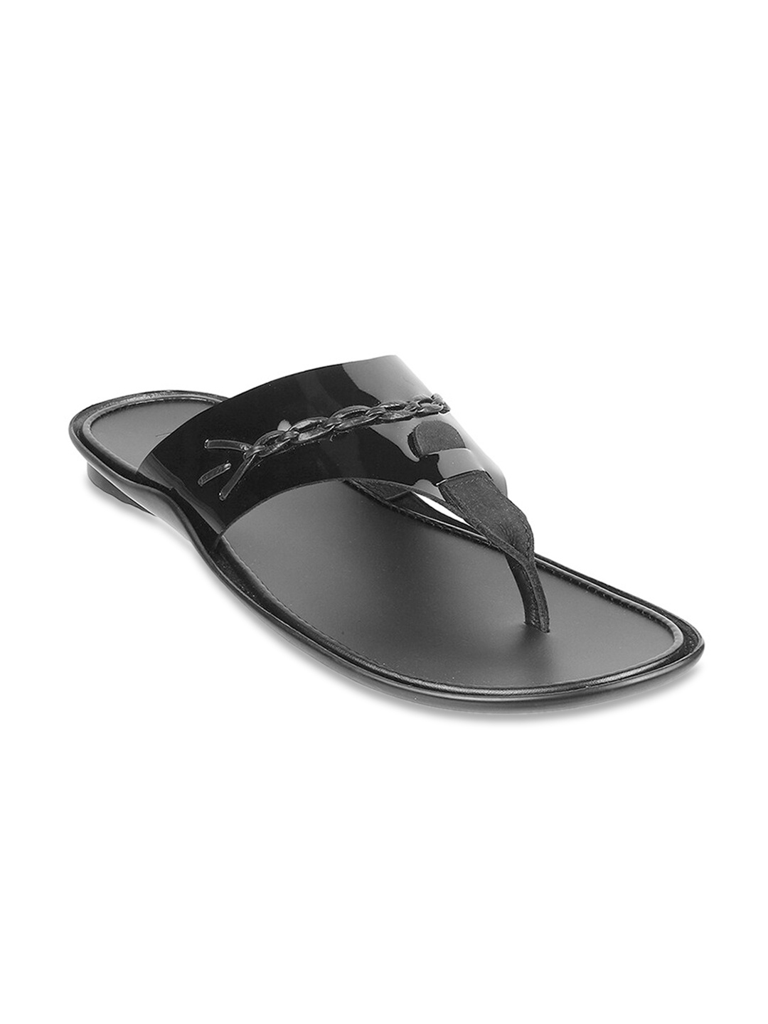 

Metro Men Black Comfort Sandals