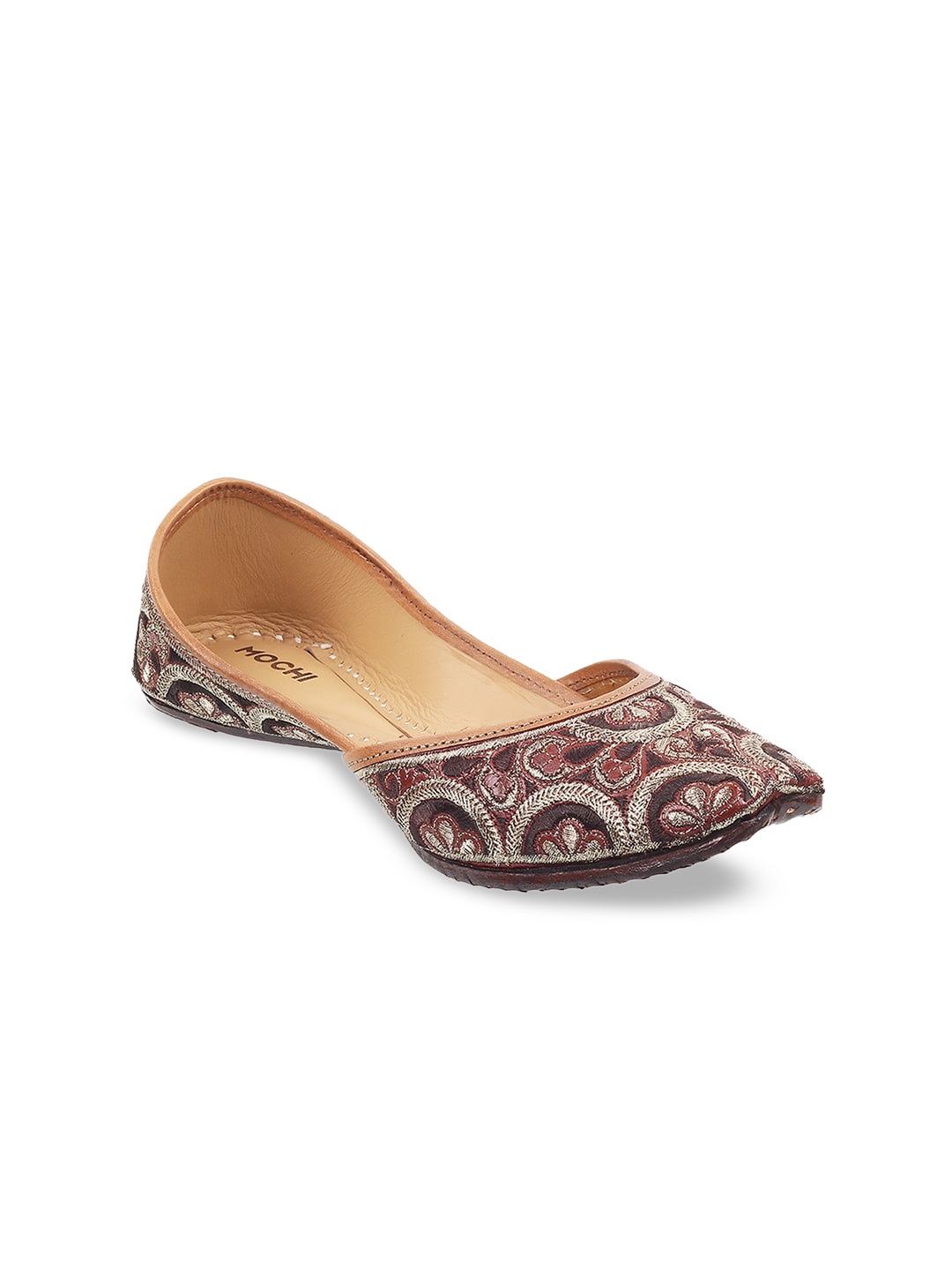 

Mochi Women Gold-Toned Ballerinas Flats