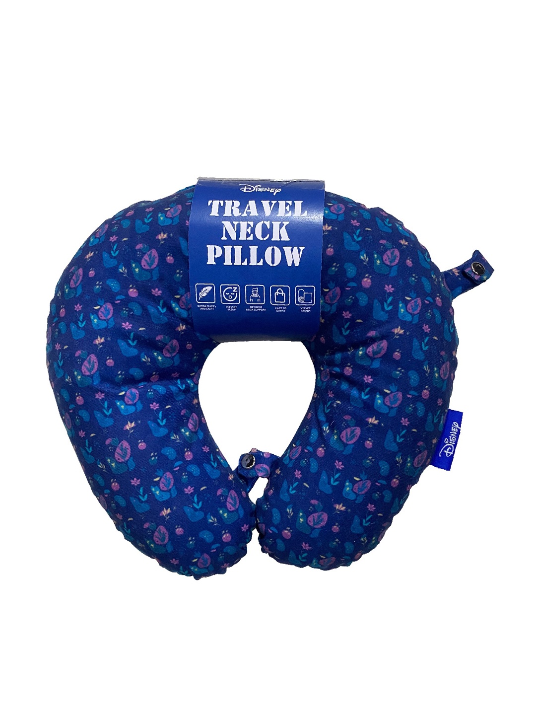 

Disney Kids Blue Printed Travel Neck Pillow