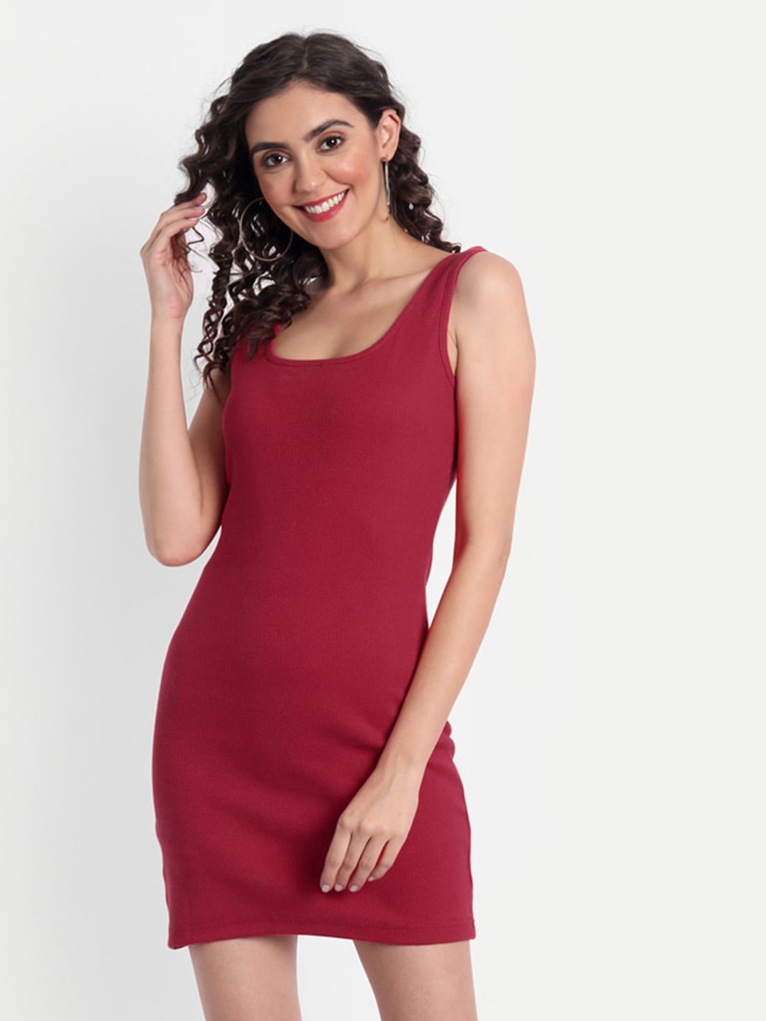 

Emprall Red Bodycon Mini Dress