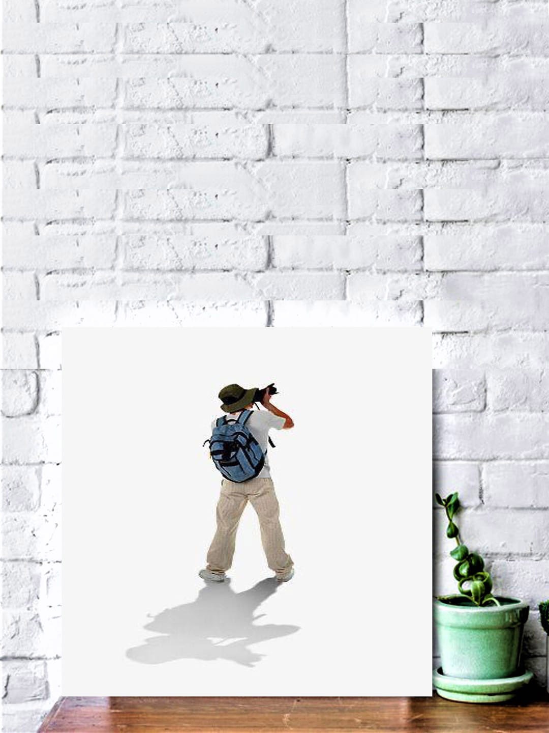 

Gallery99 White Textured Pinewood Wall Art Panel