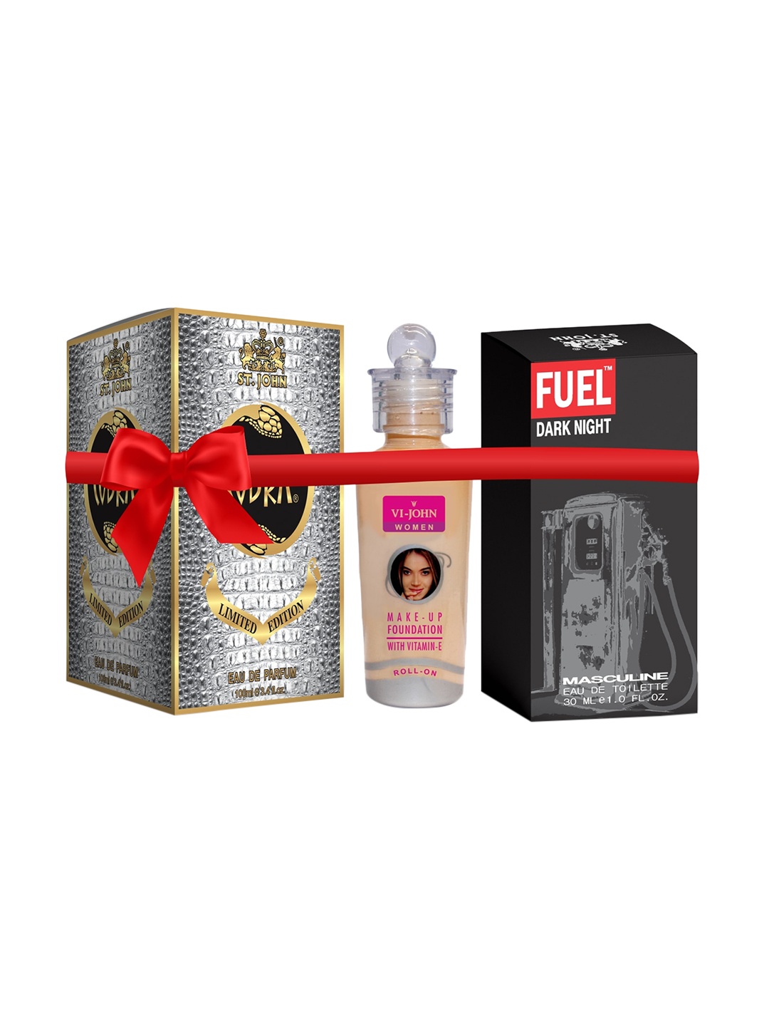 

VI-JOHN Roll on Foundation 60gm, Cobra Perfume 60ml & Fuel Dark Night 30ml, Multi