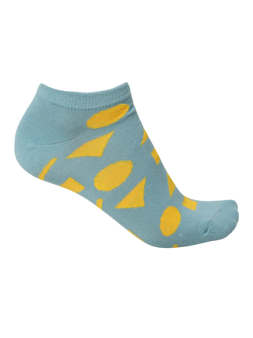 

FOREVER 21 Men Blue Printed Ankle-Length Socks