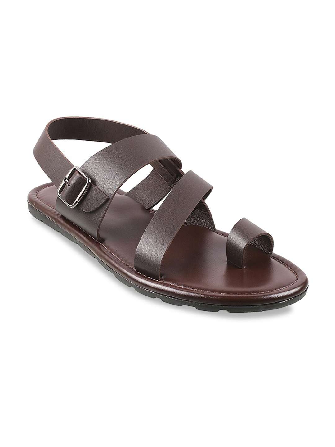 

Mochi Men Brown Comfort Sandals
