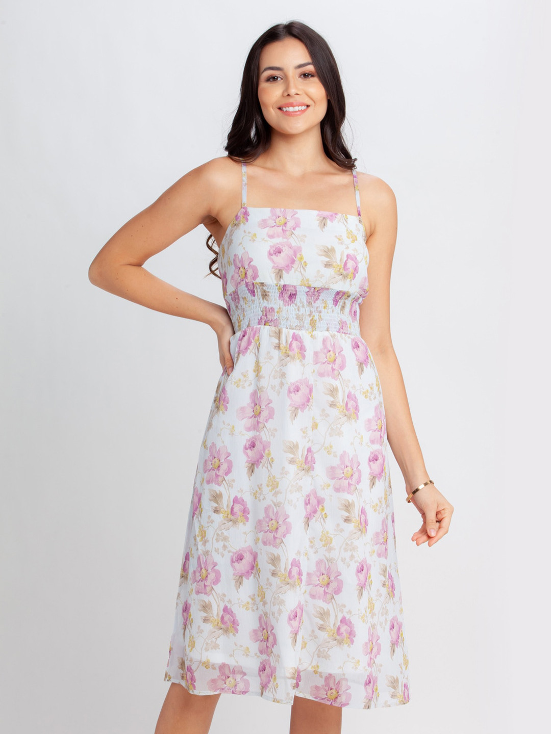 

Zink London Blue Floral Dress