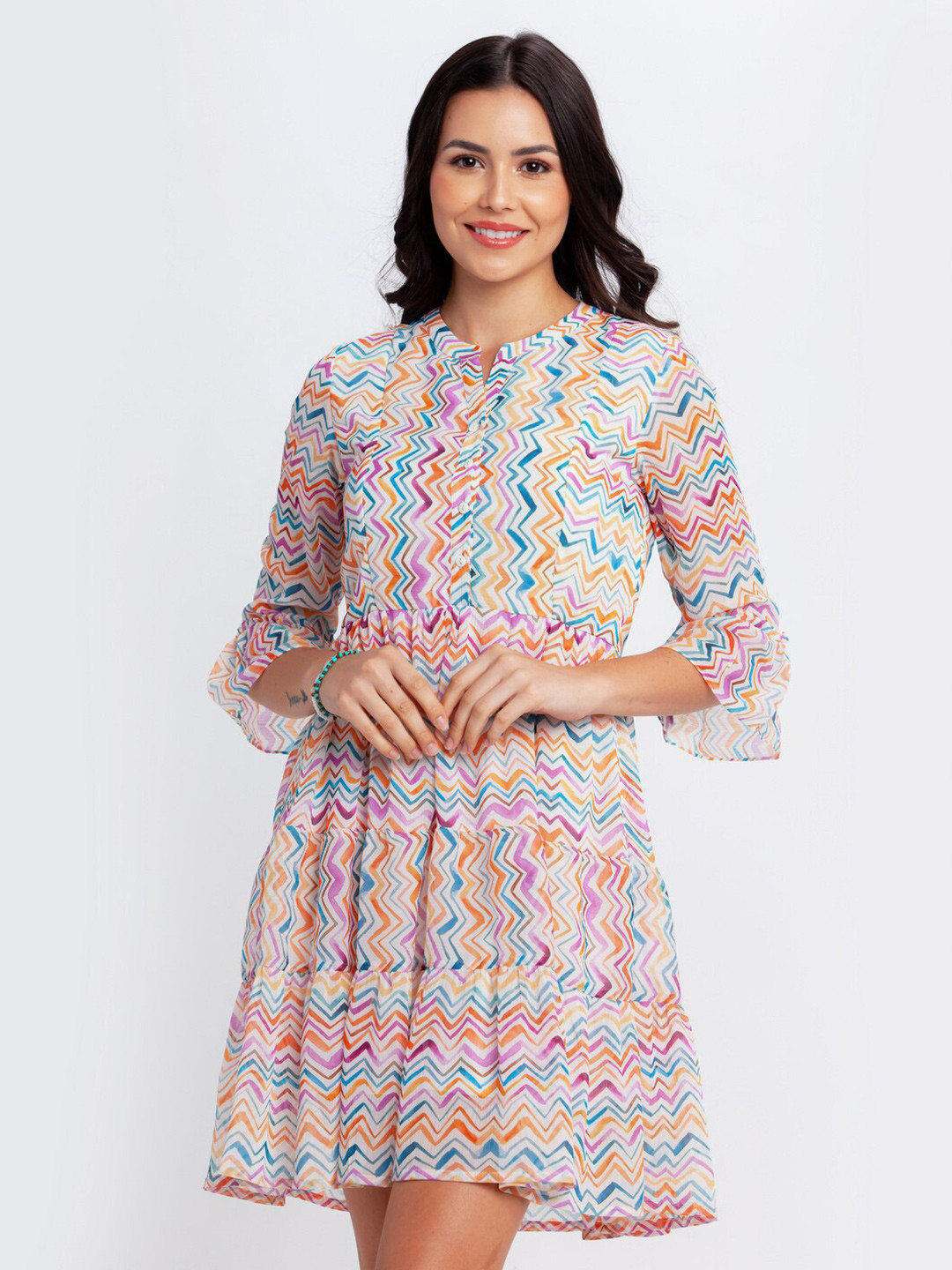 

Zink London White Floral Dress