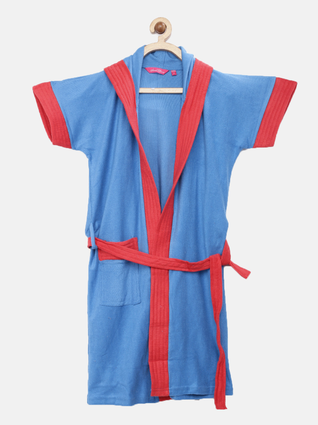 

Sand Dune Girls Blue & Red Bath Robe
