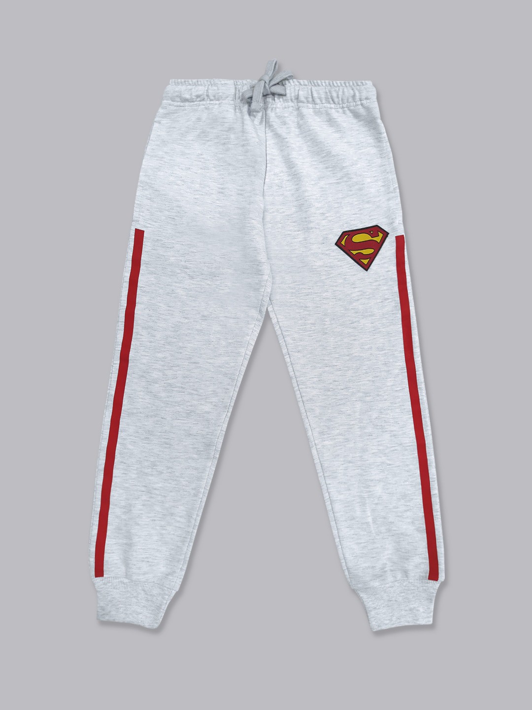 

Kids Ville Boys Grey & Red Superman Printed Jogger