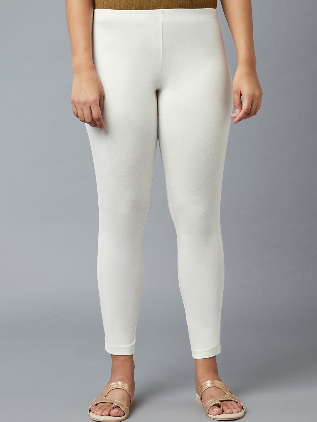 

Elleven Women Cotton Tights, White