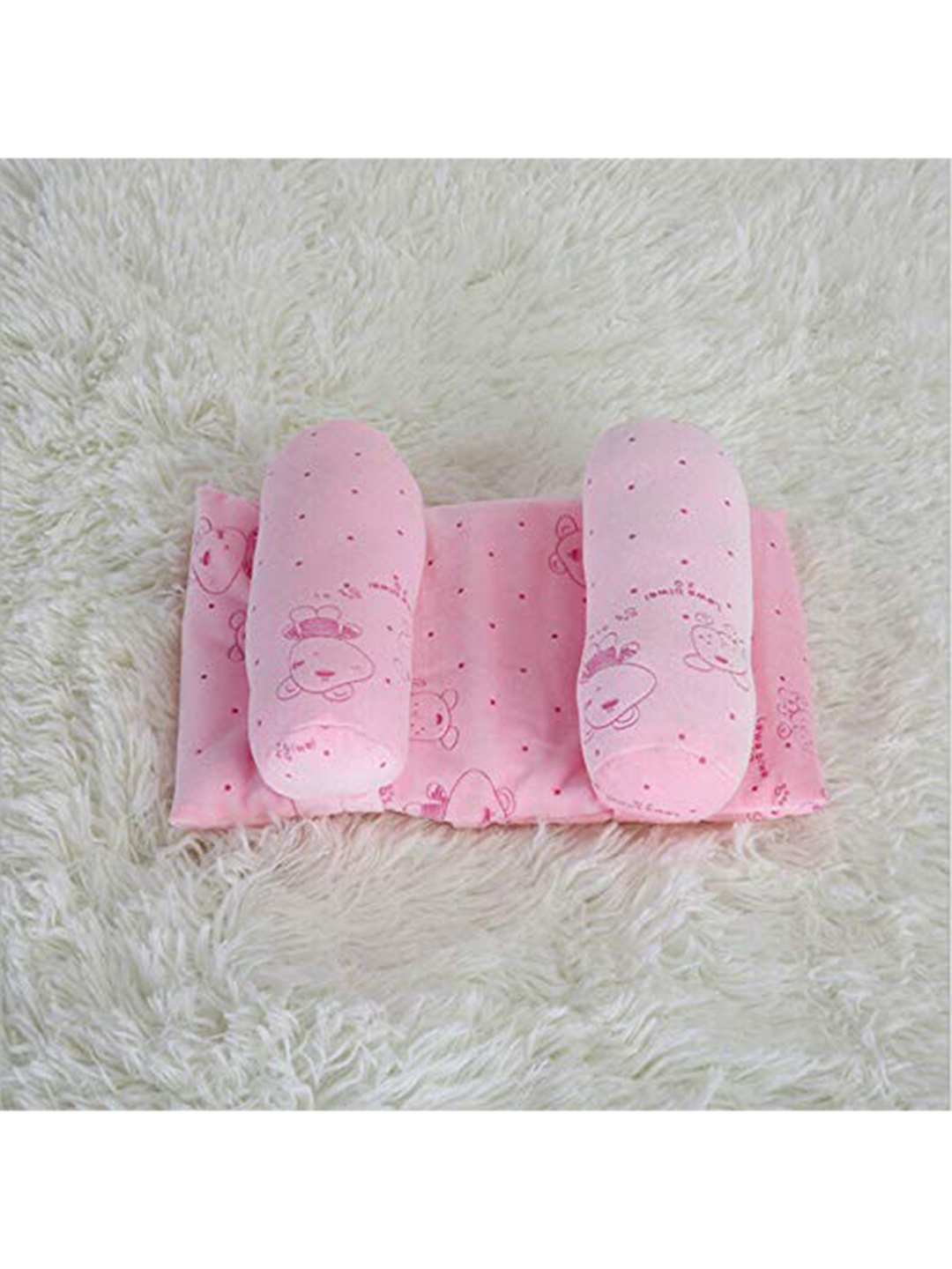 

SYGA Kids Pink Cartoon Baby Soft Pillow