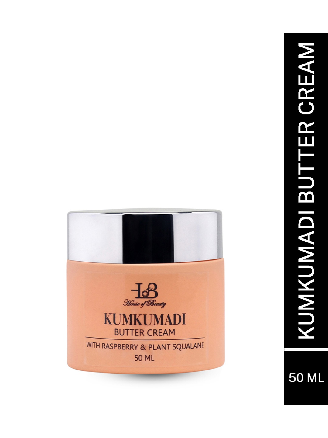 

House of Beauty Kumkumadi Butter Cream with Raspberry & Plant Squalane 50 ml, Peach