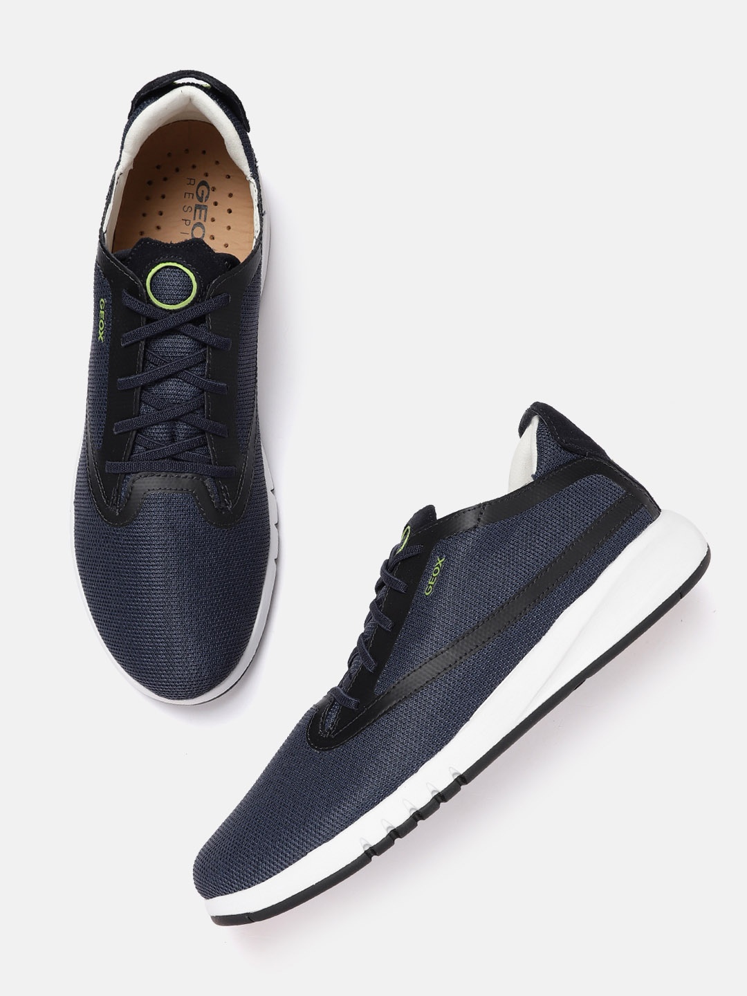 

Geox Men Navy Blue Lightweight Sneakers