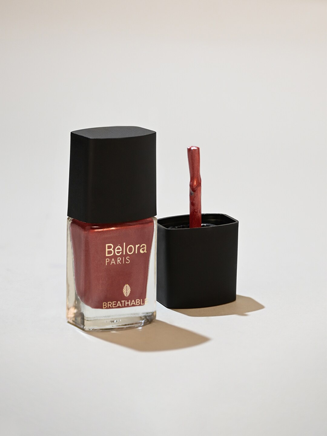 

Belora Paris Breathable Longstay Sustainable Nail Polish - Met Copper 23, Pink