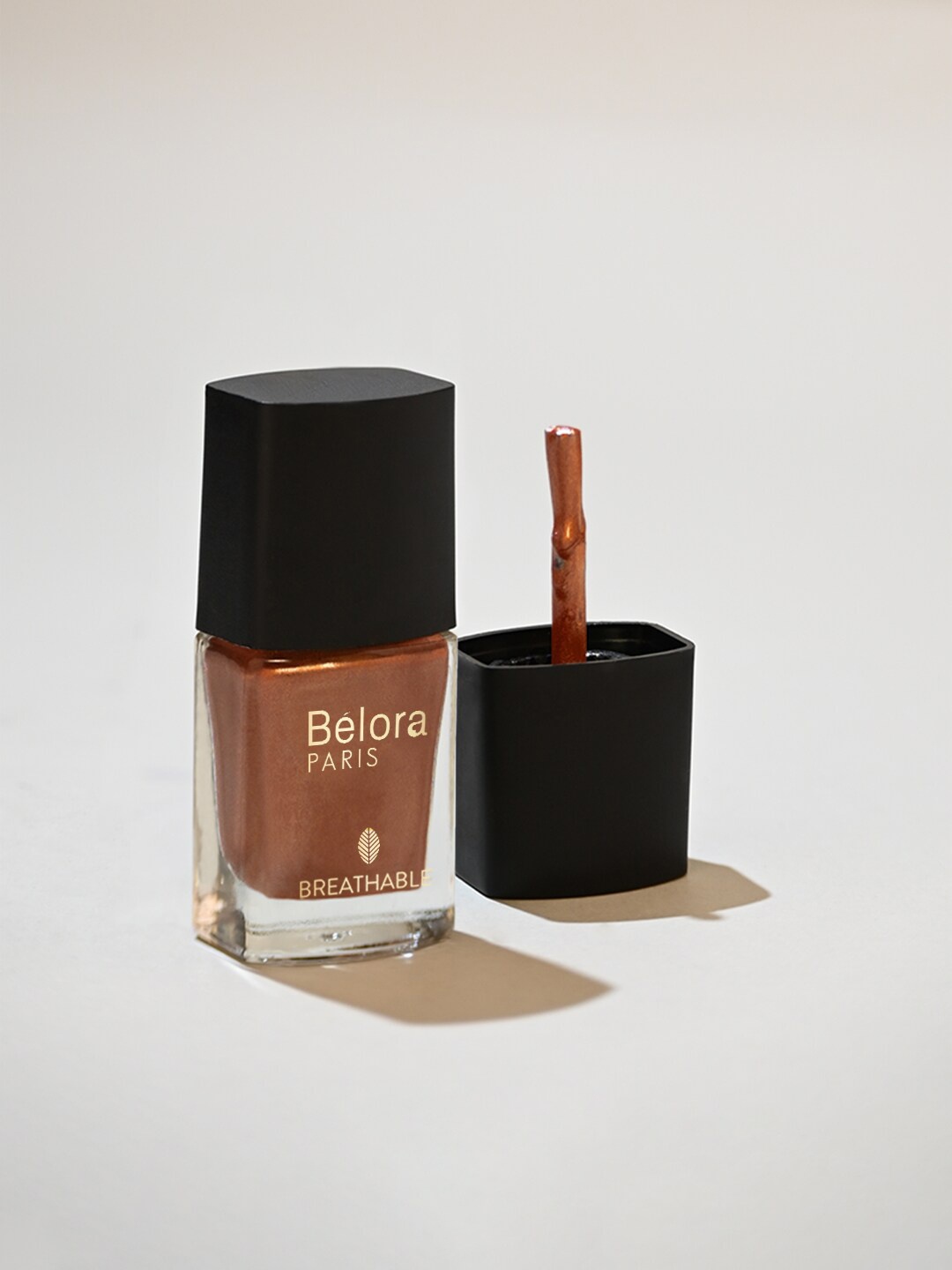 

Belora Paris Breathable Made Safe Longstay Sustainable Nail Polish - Met Bronze 25