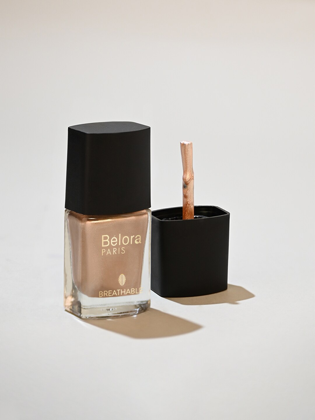 

Belora Paris Breathable Made Safe Longstay Sustainable Nail Polish - Met Chrome 27, Beige