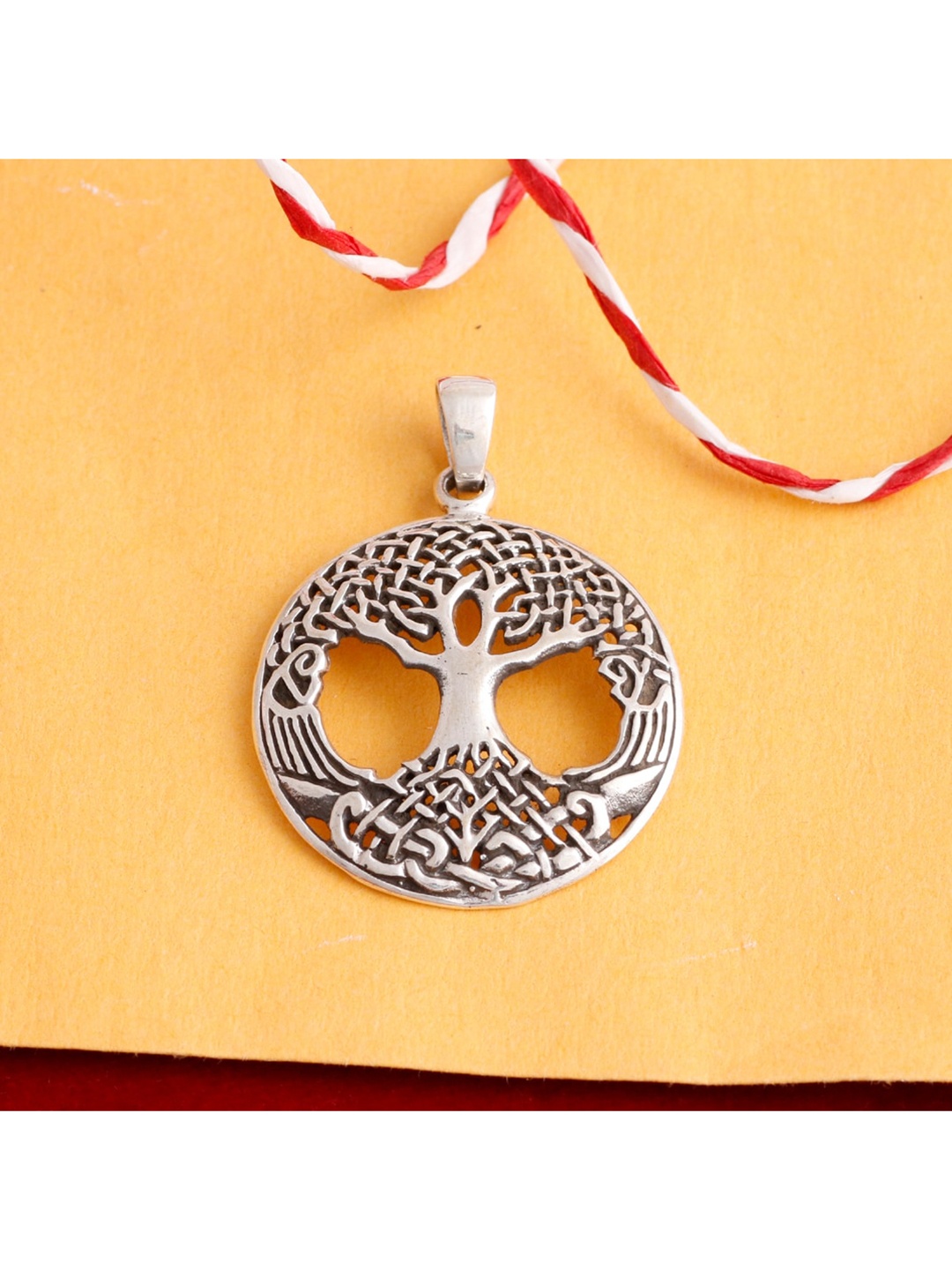 

Silgo Sterling Silver Rhodium-Plated Pendant