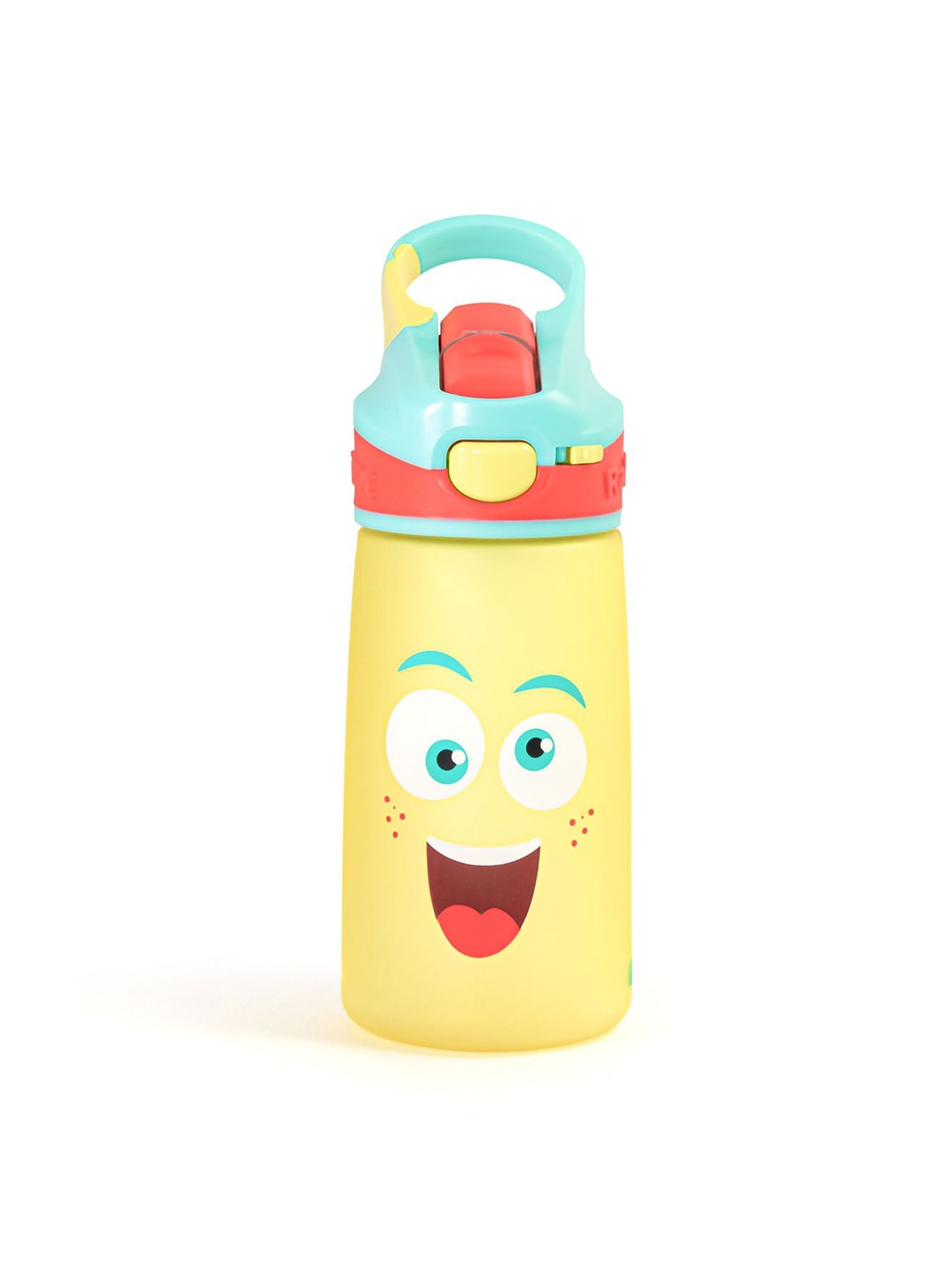 

Rabitat Unisex Kids Yellow Printed Tritan Sipper Water Bottle