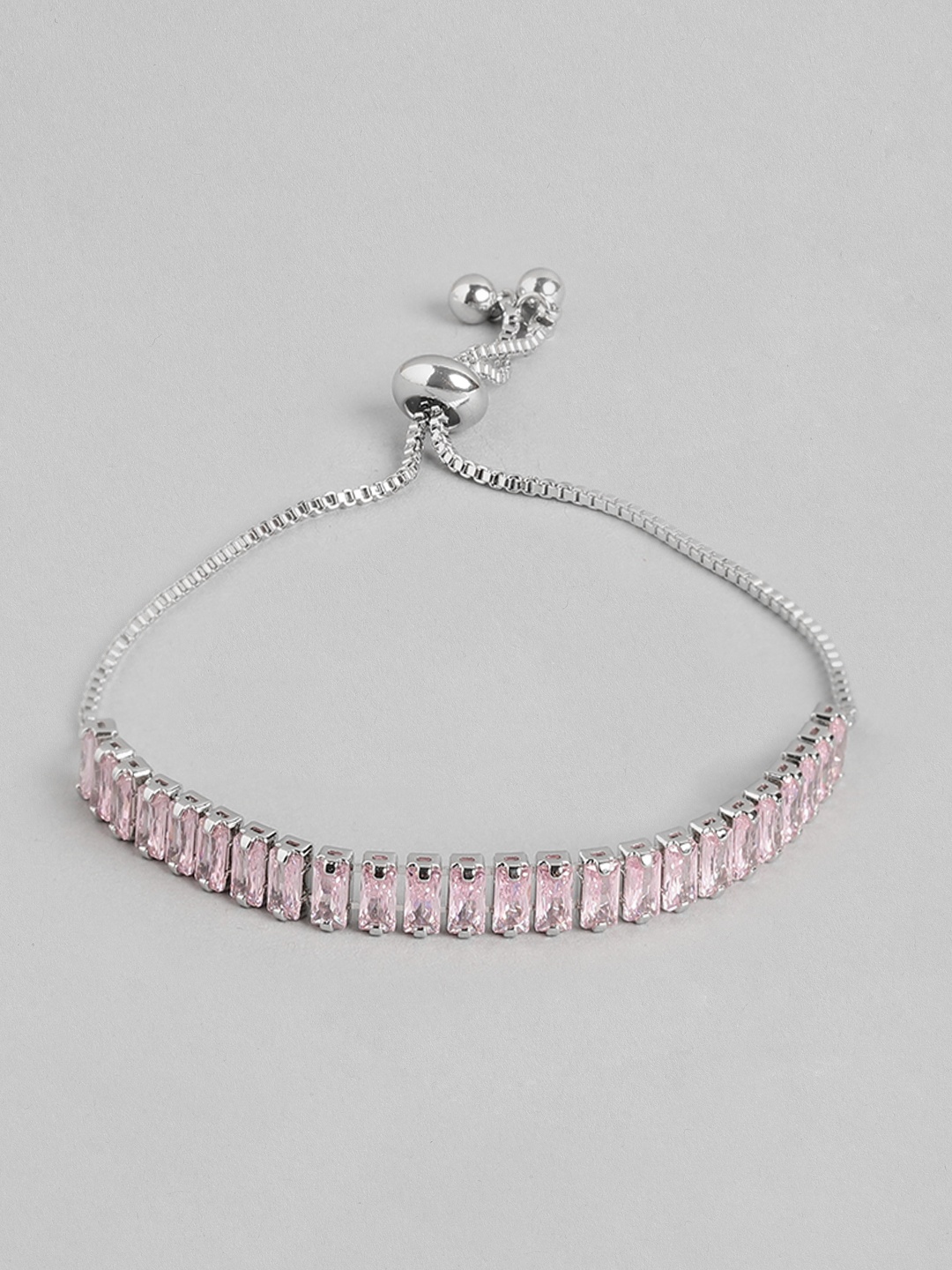 

Blueberry Women Silver-Toned Silver-Plated Bracelet