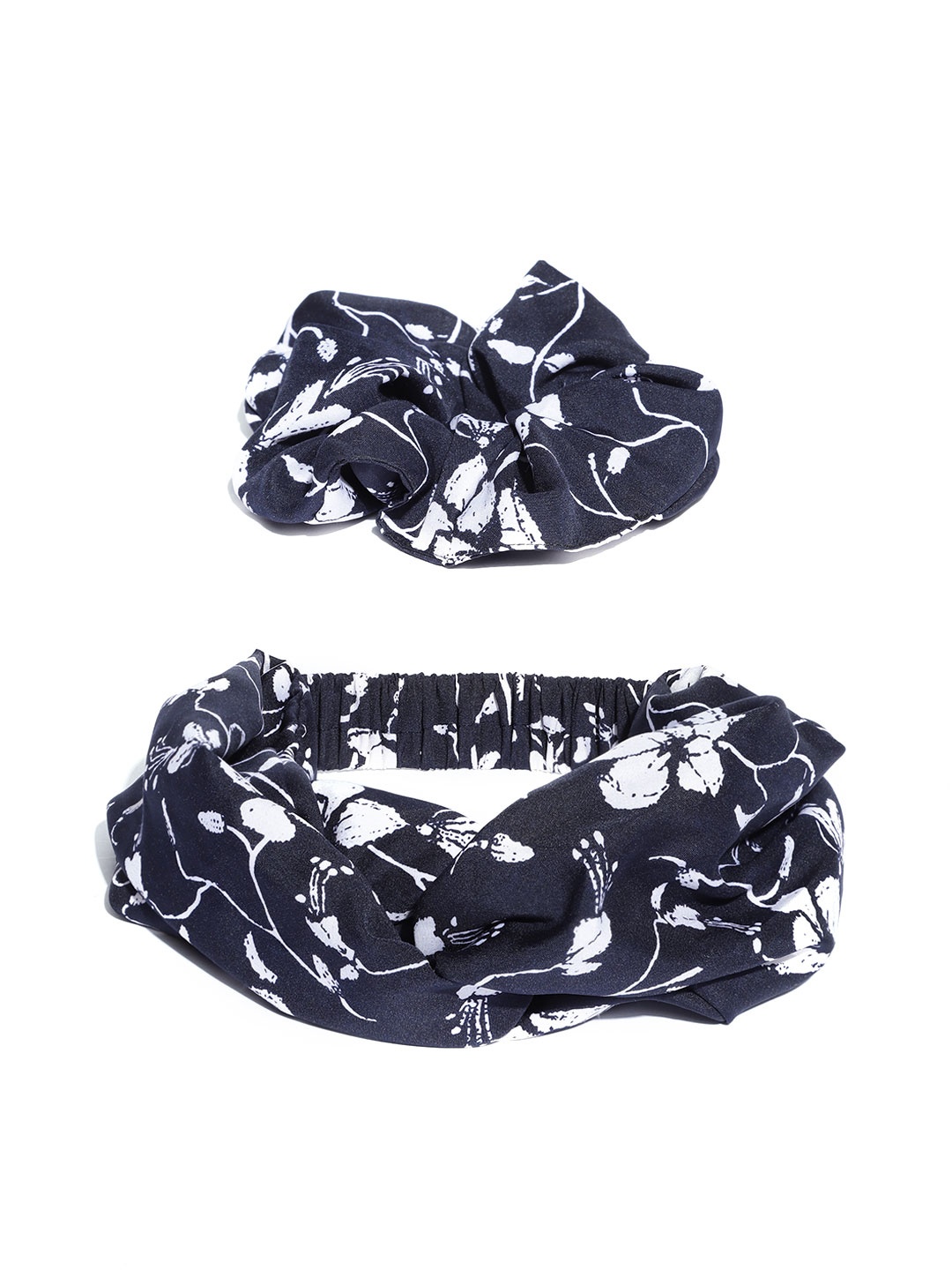 

Blueberry Women Navy Set of 2 Hair Accessory Set, Navy blue