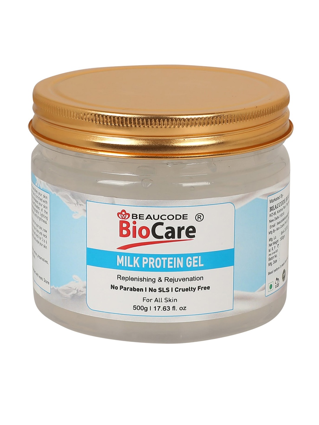 

BEAUCODE BIOCARE Milk Protein Gel for All Skin Types - 500 g, White
