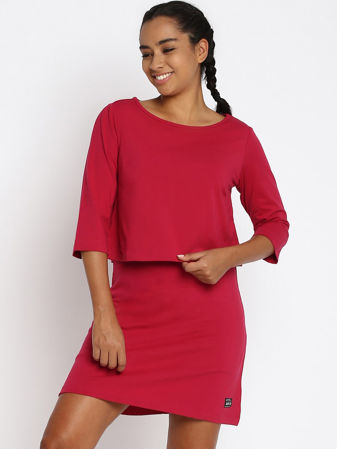 

abof Pink Sheath Dress