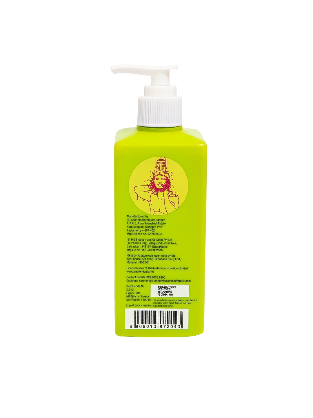 

Anatomicals Green Lime Body Cleanser 300 ml