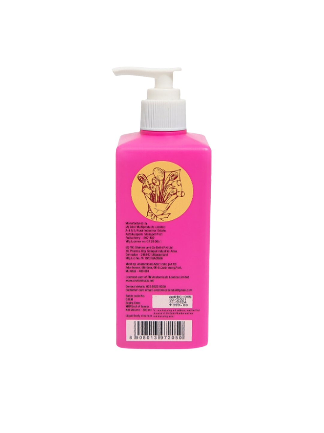 

Anatomicals Rose Body Cleanser 300 ml, Pink