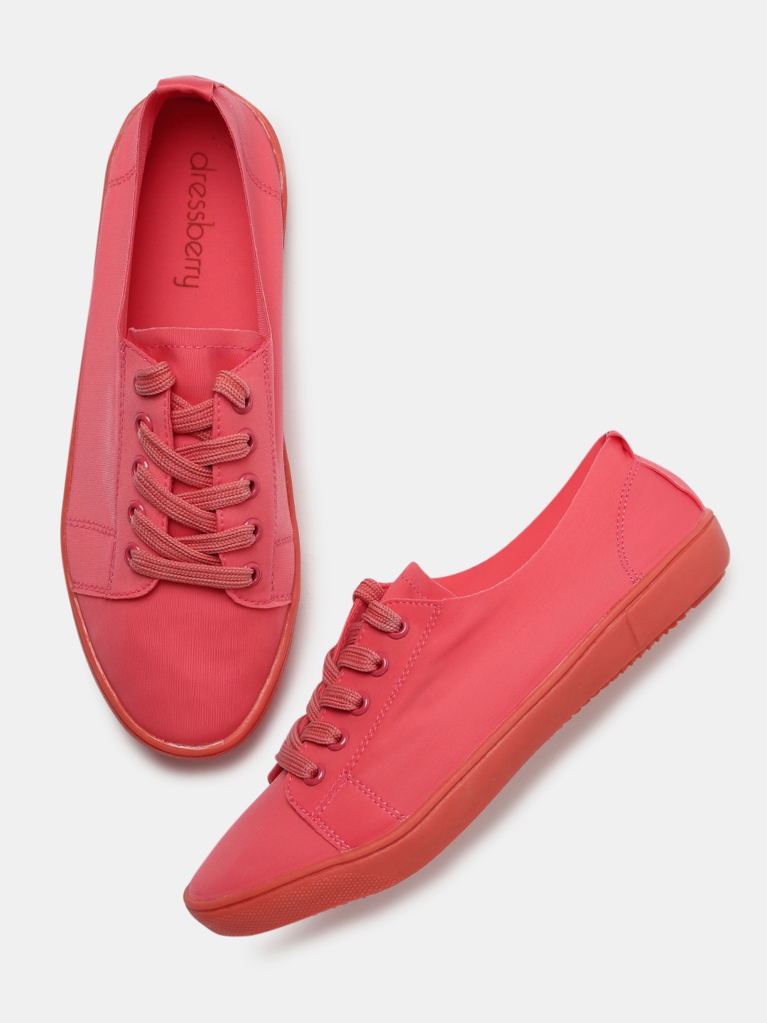

DressBerry Women Pink Sneakers