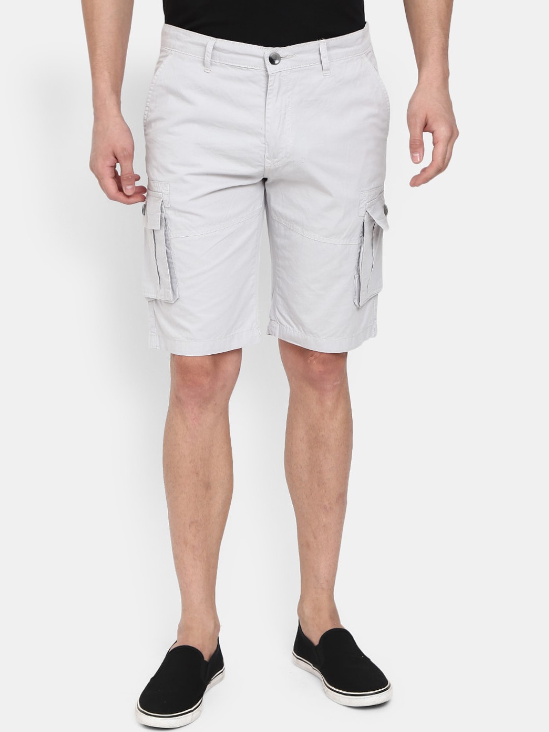 

V-Mart Men Grey Cargo Shorts