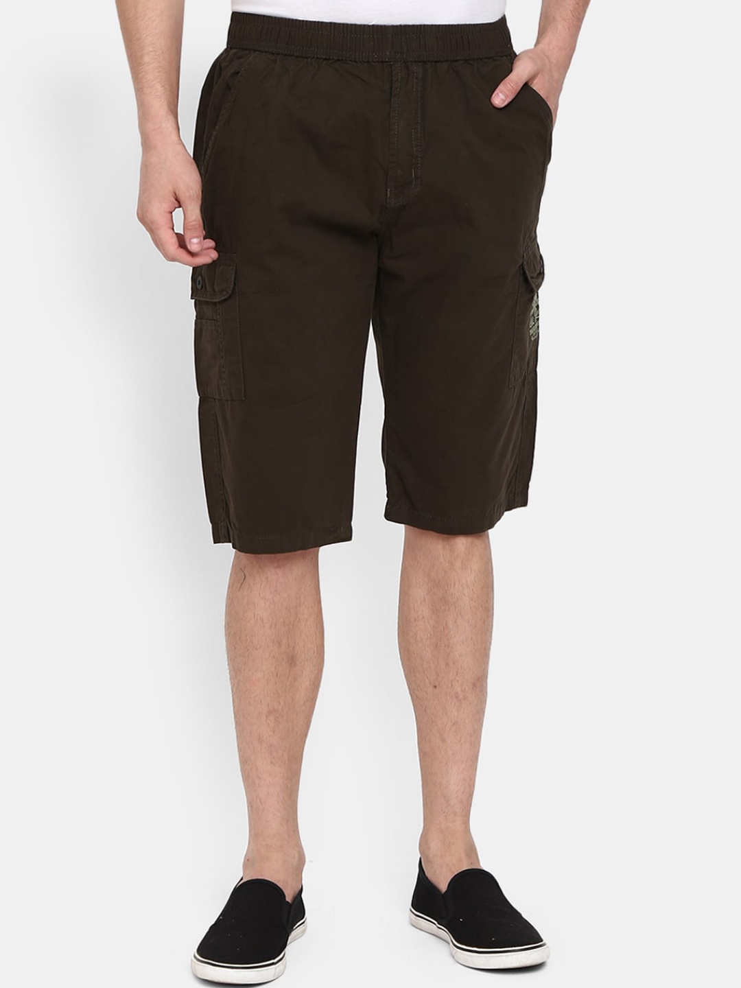 

V-Mart Men Brown Cargo Shorts