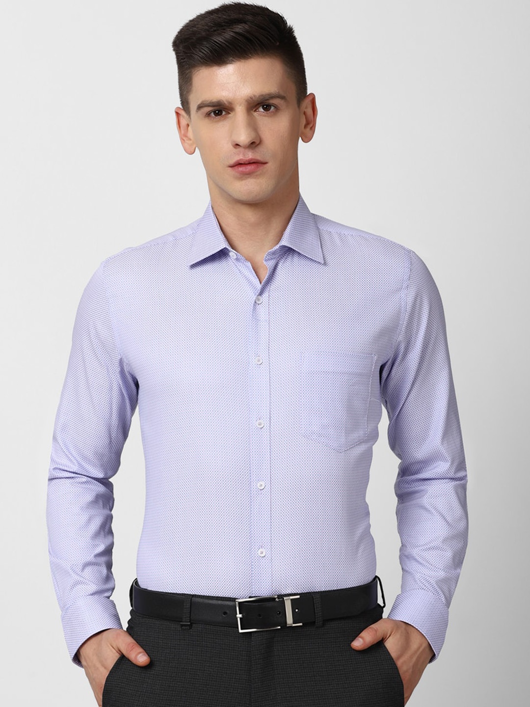 

Van Heusen Men Multicoloured Slim Fit Formal Shirt, Multi